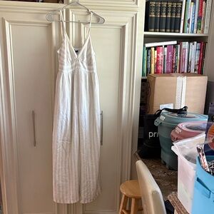 American Eagle Outfitters White Jumpsuit